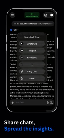 FAIR Chat screenshot