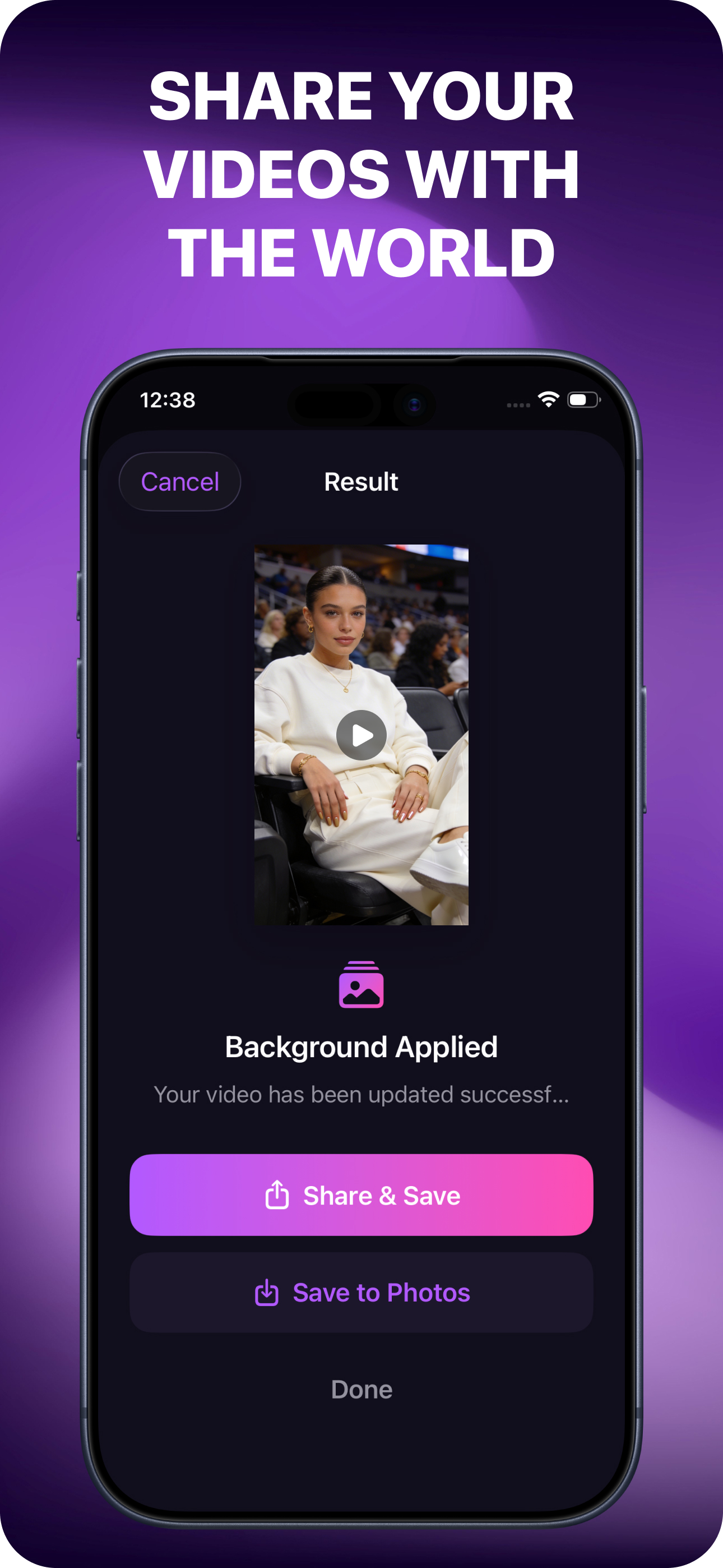 AI Video Enhancer & BG Remover