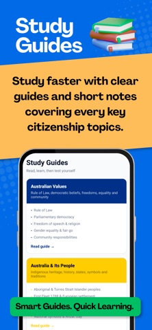 Australian Citizen Test Prep iPhone screenshot