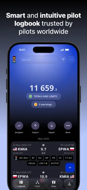 FLYLOG.io - For Pilots screenshot 1