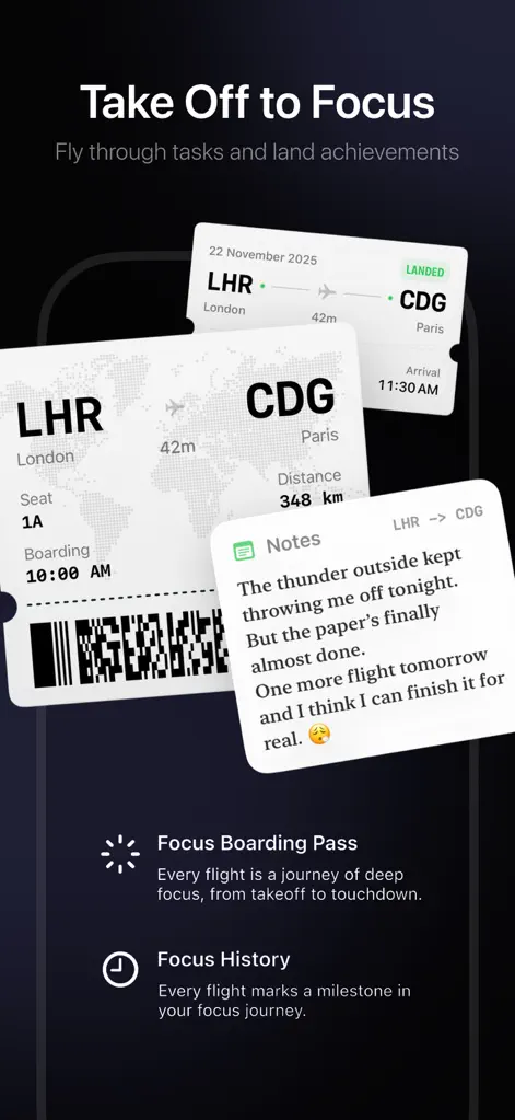 FocusFlight - Deepfocus Timer - Productivity App | MWM