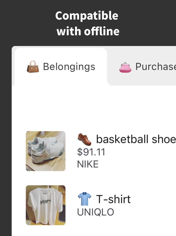 Purchase List  Shopping list