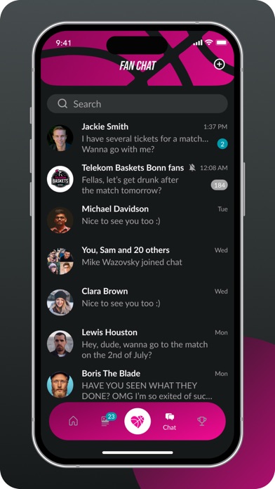 Telekom Baskets Bonn iPhone screenshot 8 - Sports app