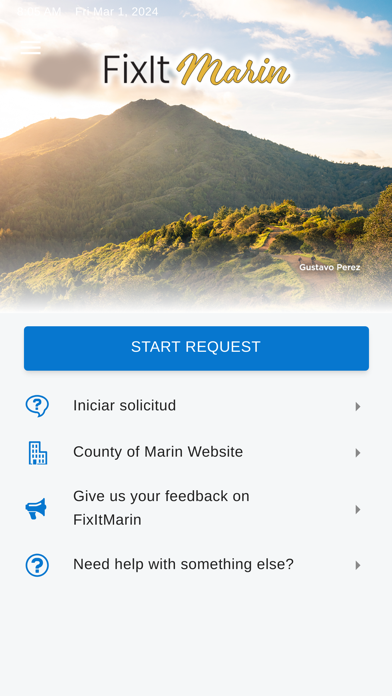 FixItMarin app screenshot