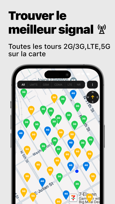 Screenshot #2 pour Carte des tours cellulaires