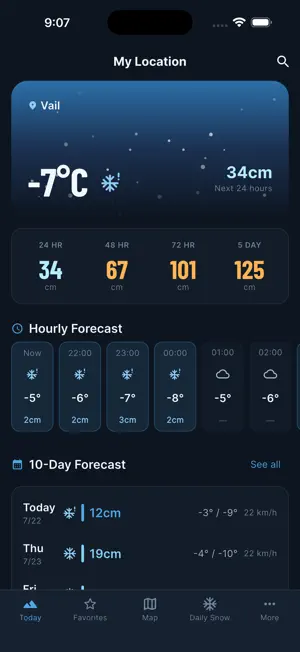 Snow AI: Ski Forecast & Radar screenshot 4