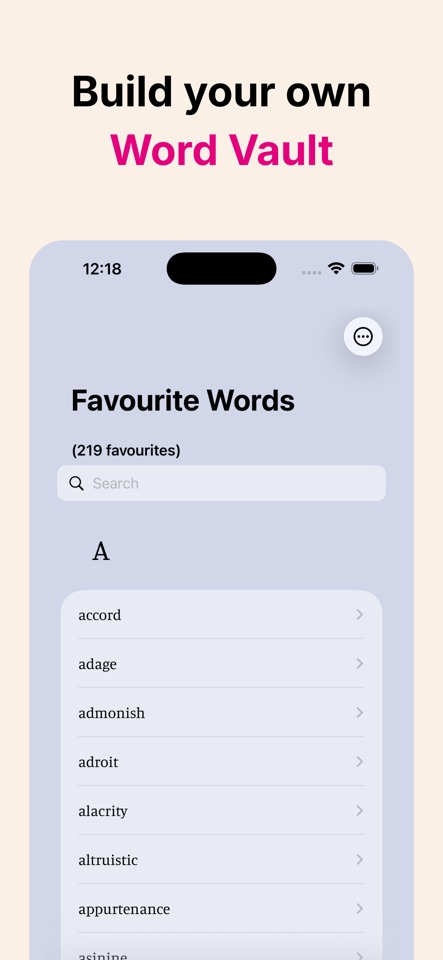 Word Vault: Dictionary & Learn screenshot 2