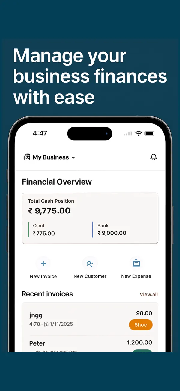 Screenshot #1 pour Ledgerflow Invoice Accounting