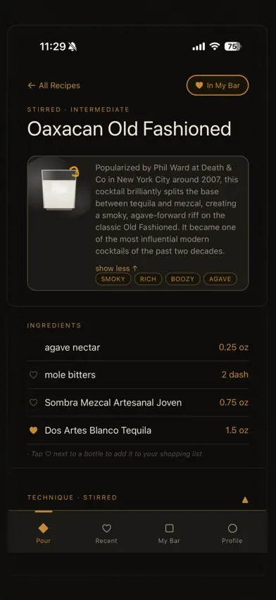 Poured: A Cocktail Codex screenshot 4