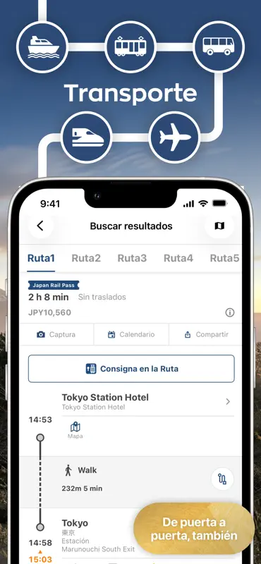Japan Travel Move Rutas y Guía screenshot 2 of 10