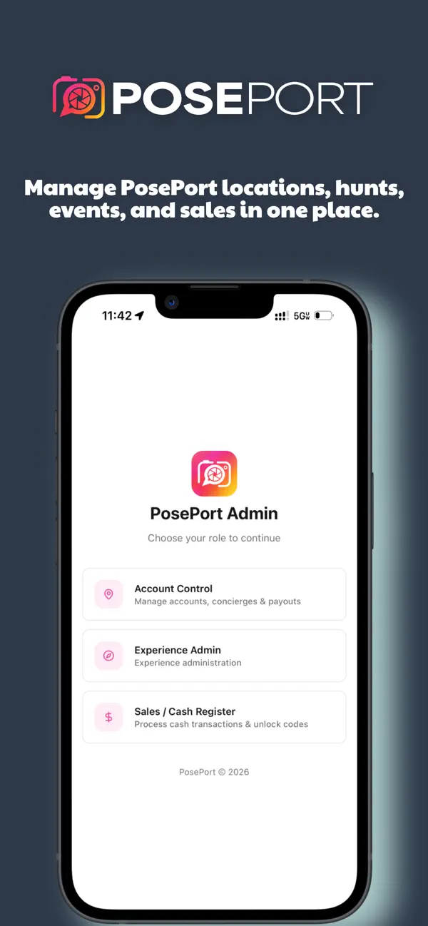 Screenshot #1 pour PosePort Admin