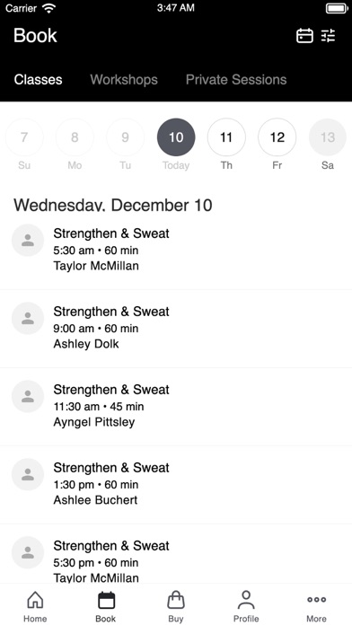App screenshot