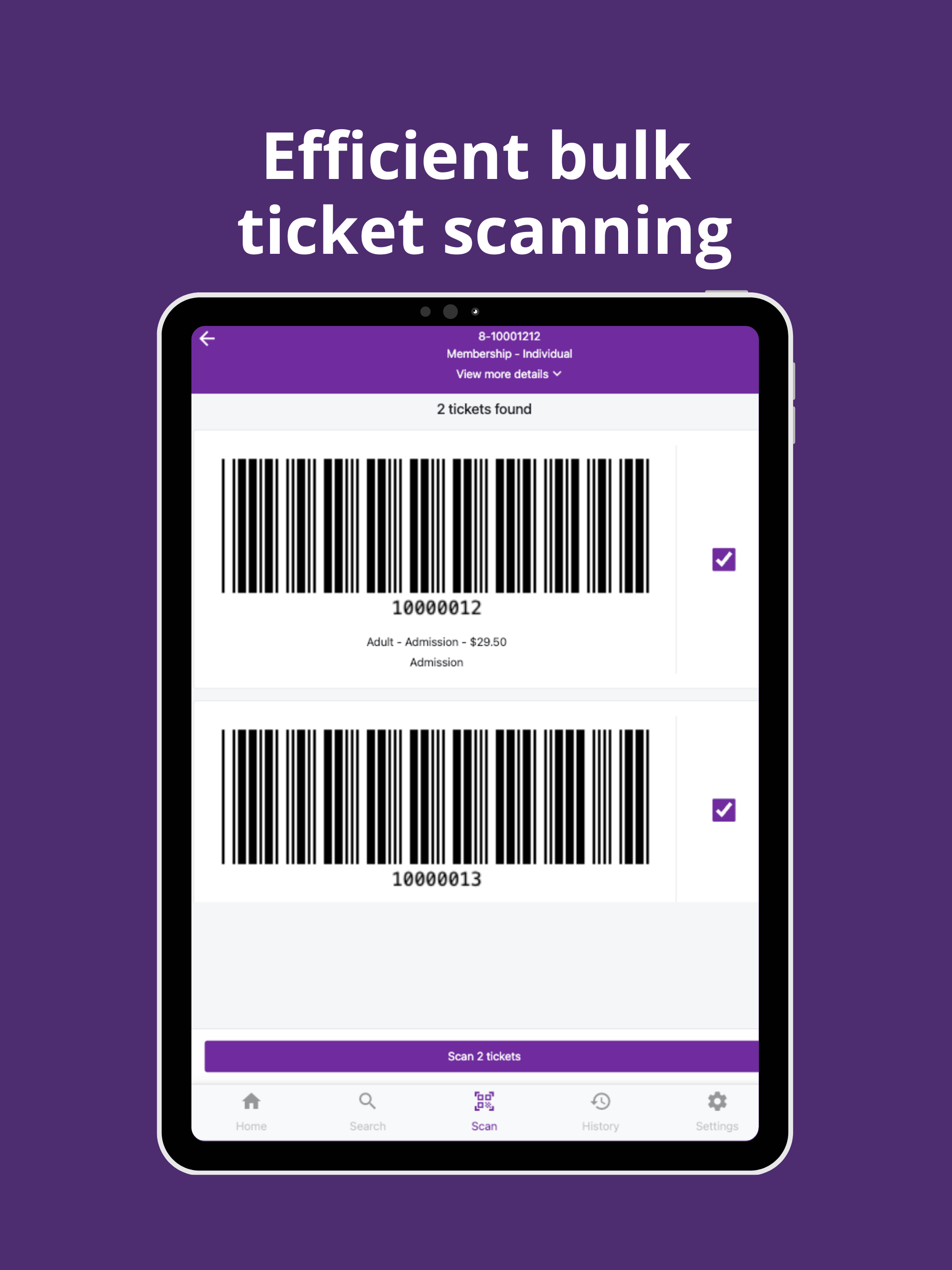 SGS - Ticket Scanner