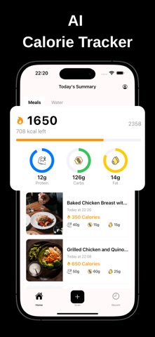 CaloAI: AI Calorie Tracker iPhone screenshot