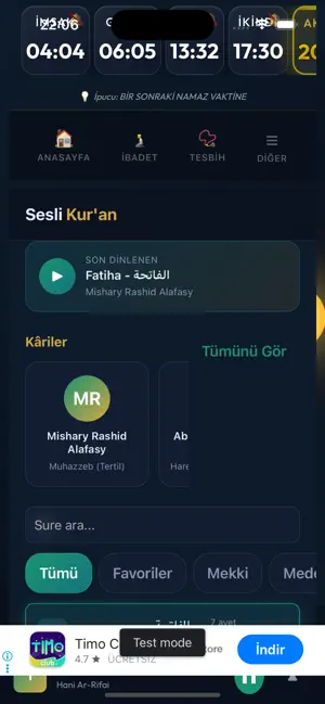 Mizan - Namaz Vakitleri screenshot 3