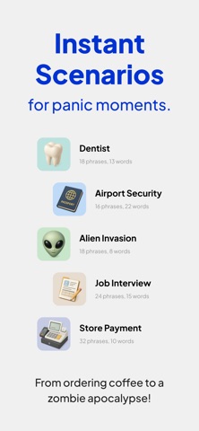 Polie: Survival Phrases screenshot