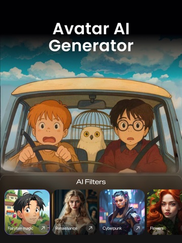 AI Avatar Generator & Editor iPad screenshot