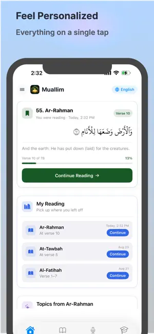 Muallim – Learn Quran Daily screenshot 1