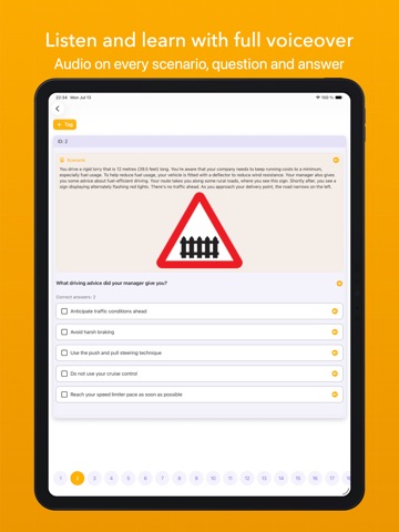 Driver CPC Case Studies Prep iPad screenshot