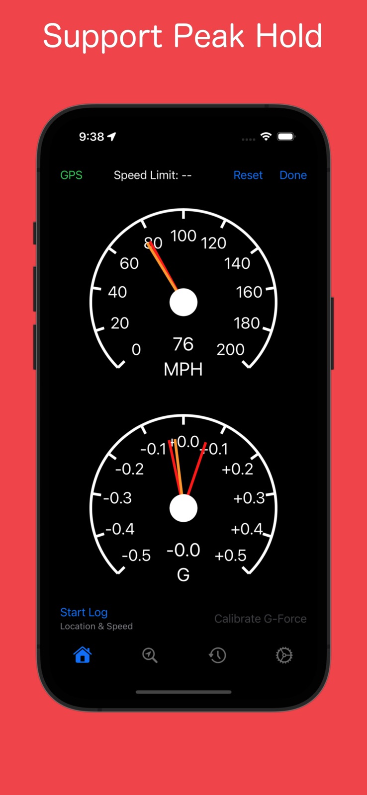 Speedometer & Logger + G Force iphone screenshot 4