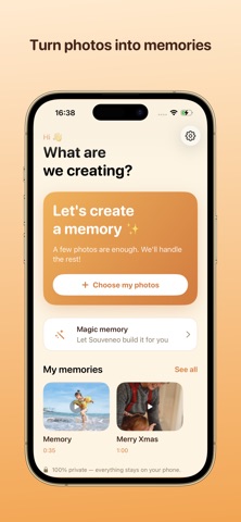 Souveneo: Memory Video Maker screenshot