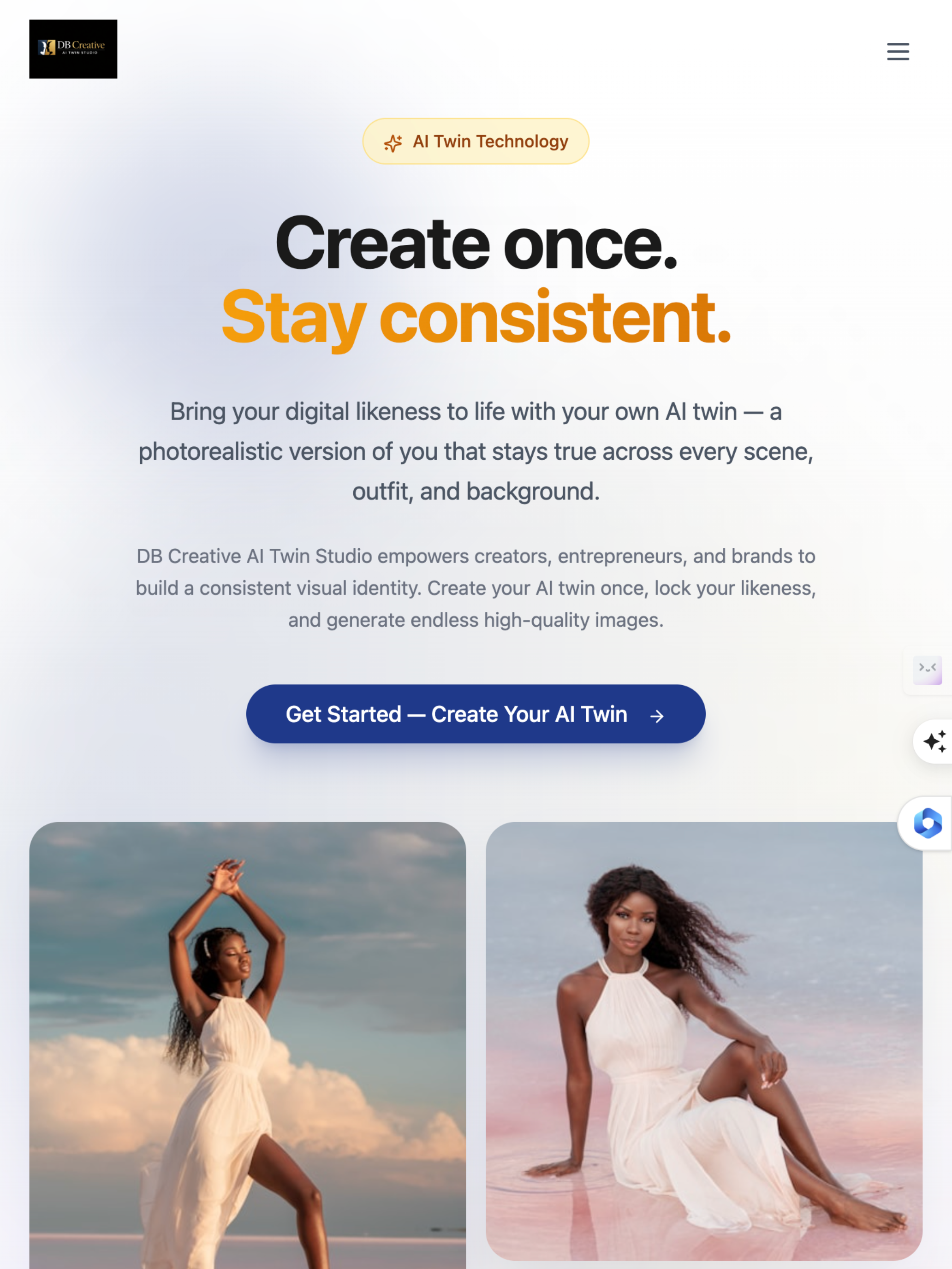 DB Creative AI Twin Studio screenshot 7