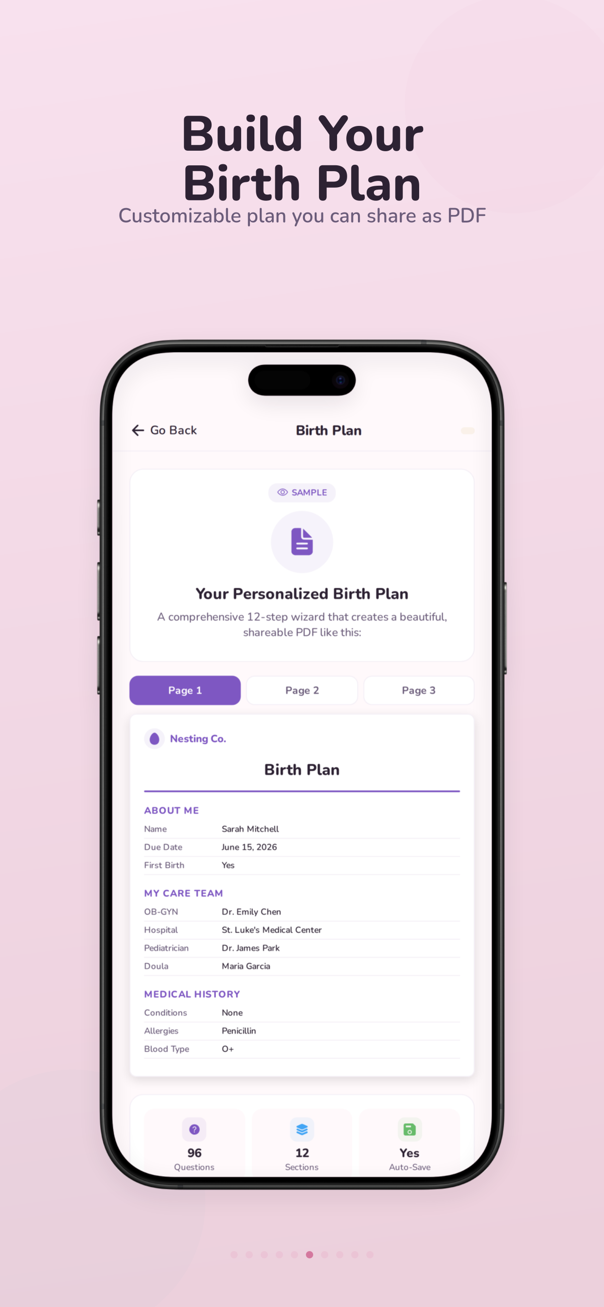 Nesting Co | Pregnancy Tracker