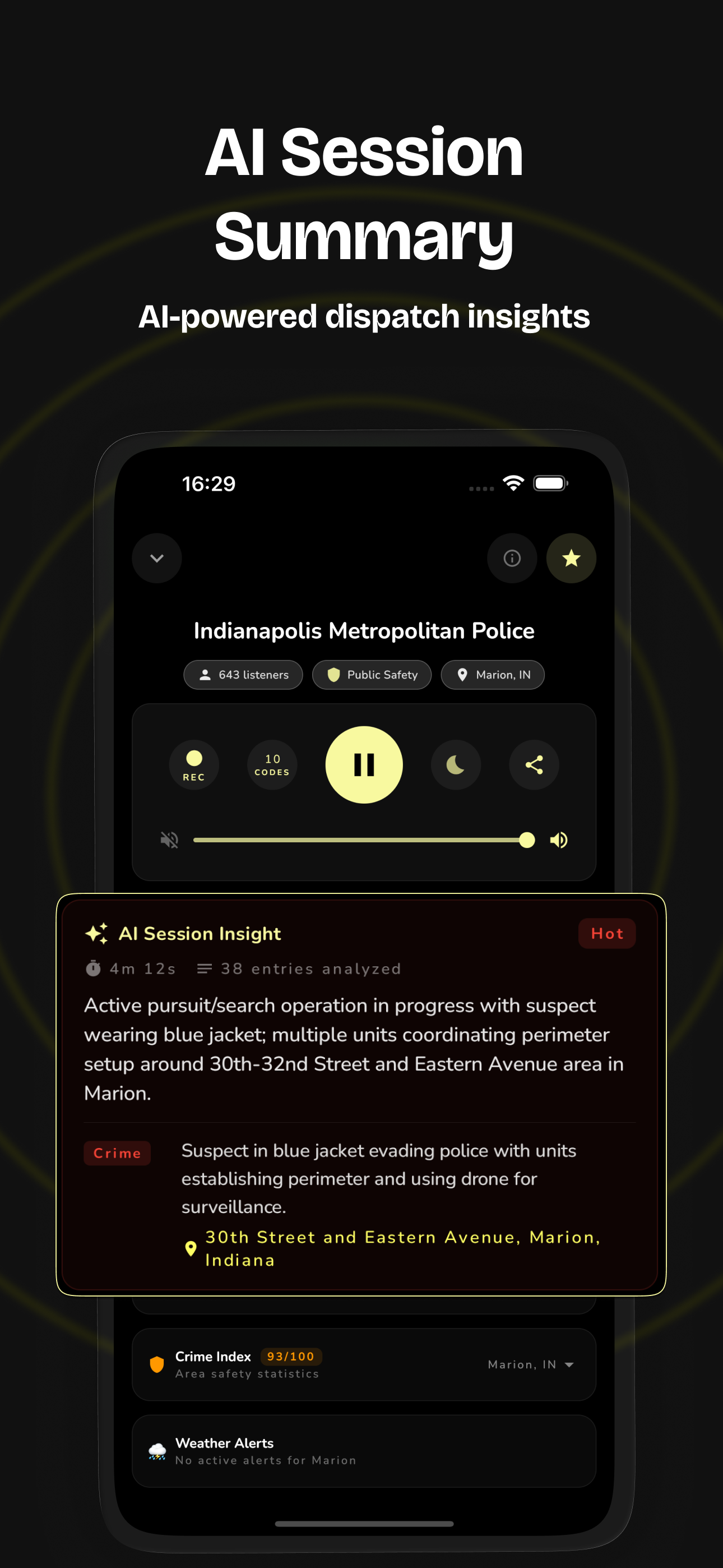 Police Scanner Radio: Fire&EMS