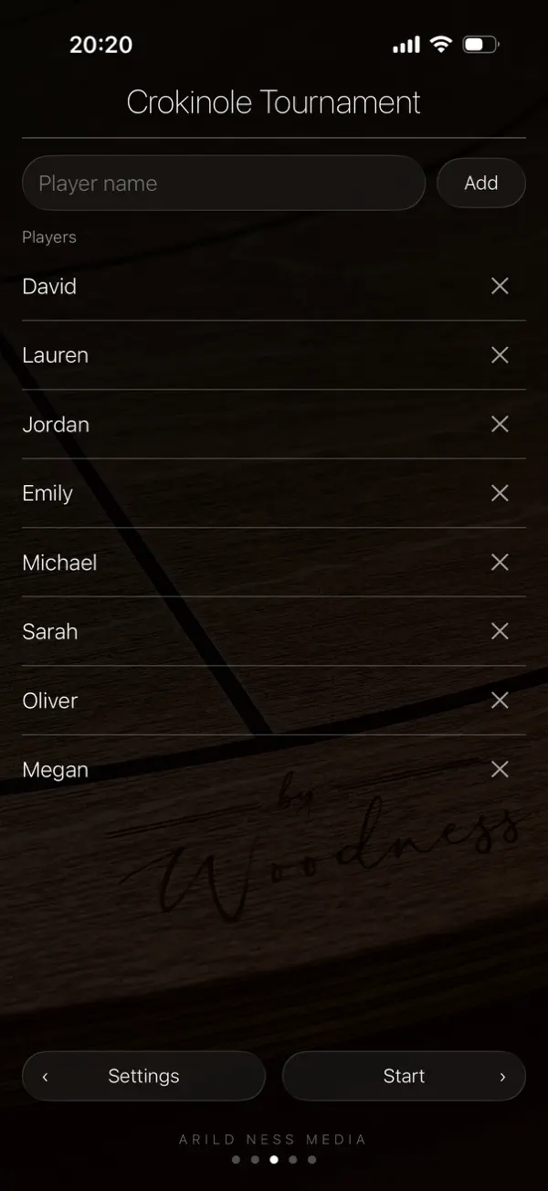 Screenshot #3 pour Crokinole Tournament