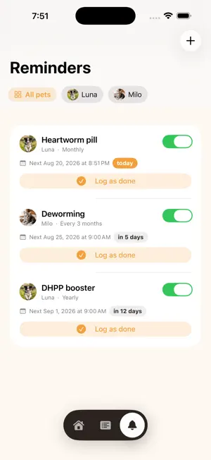 Bau: Pet Health Record screenshot 2