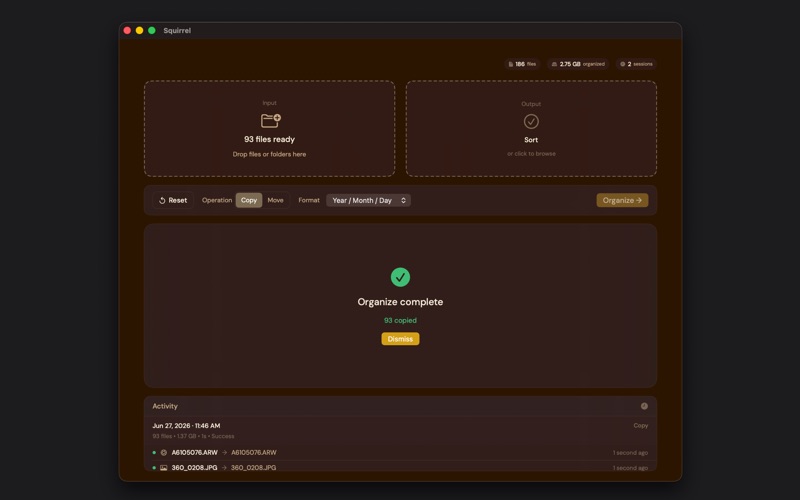 Squirrel - File Organizer screenshot