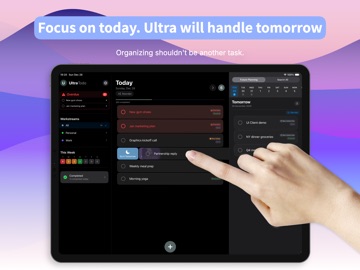 Ultra Todo: Task Productivity iPad screenshot