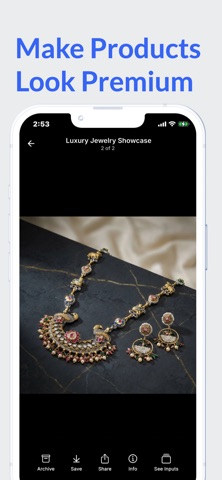 PicToPose - AI Product Photos iPhone screenshot