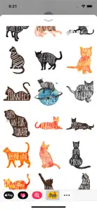 Purrfect Puns cat stickers screenshot #3 for iPhone