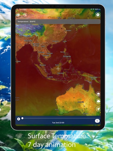 Weather Garden iPad screenshot