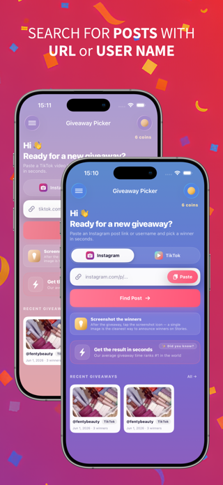 Giveaway Picker: Random Winner Screenshot 2 of 4