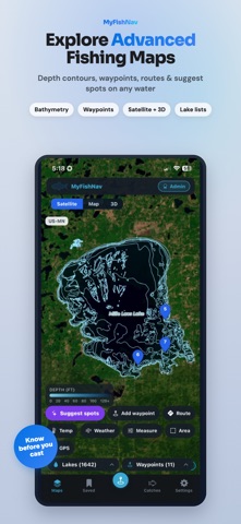 MyFishNav - Fishing Planner screenshot