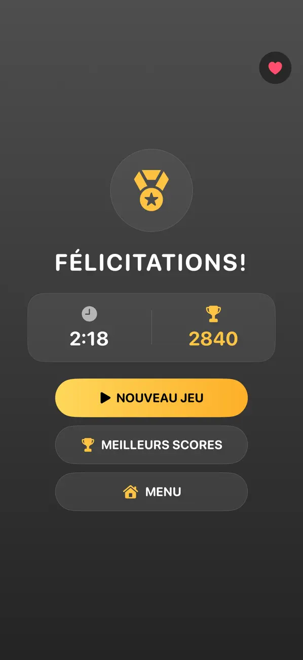 Screenshot #3 pour Mots Casés: Jeu de Lettres
