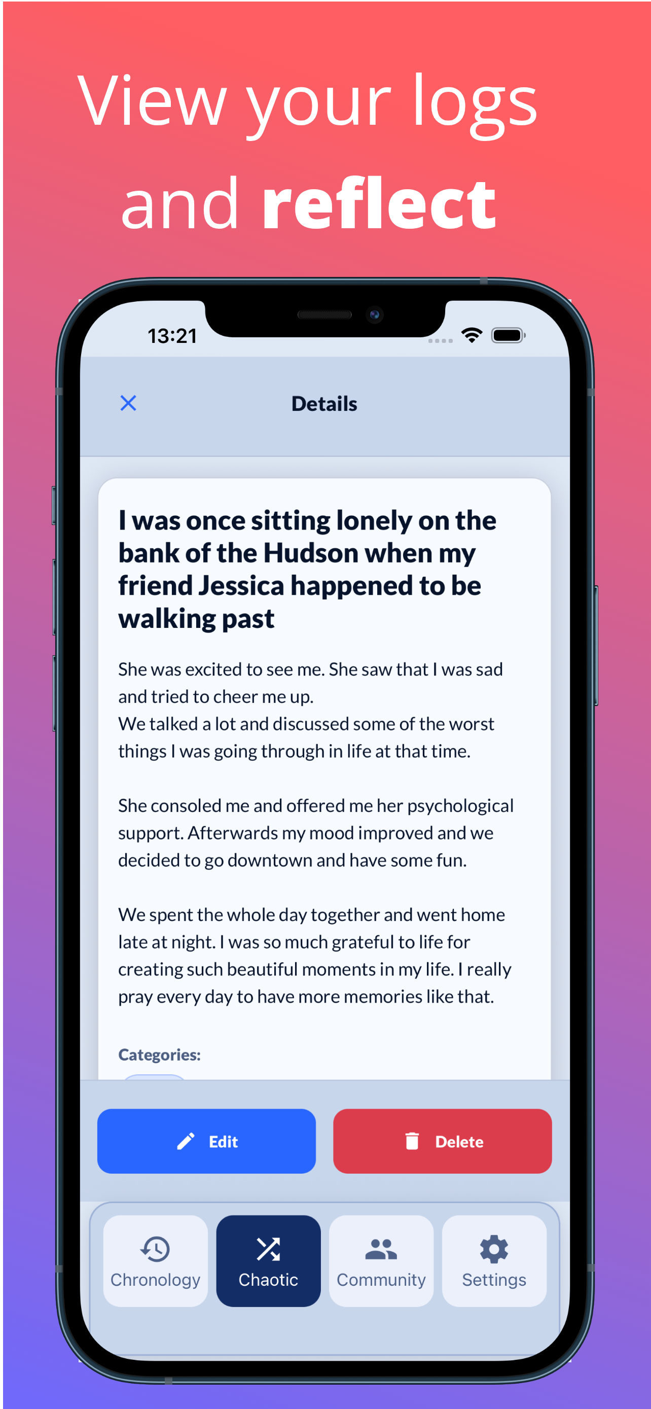 LifeLog: Diary, Mood, Stories screenshot 7