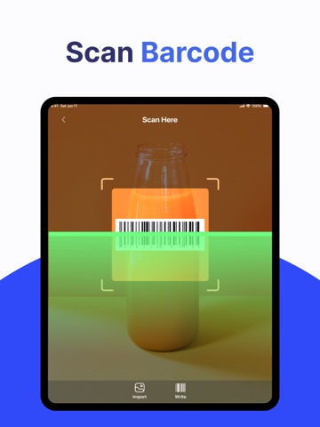 QR Code Scanner & Barcode App iPad screenshot
