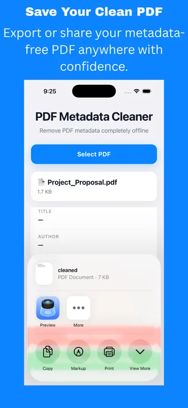 PDF Metadata Cleaner screenshot 4 of 4
