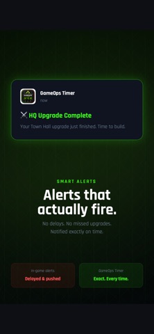 GameOps Timer iPhone screenshot