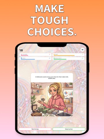 Influencer Simulator - Feed iPad screenshot