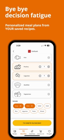 EatStash: Recipe Organizer iPhone screenshot