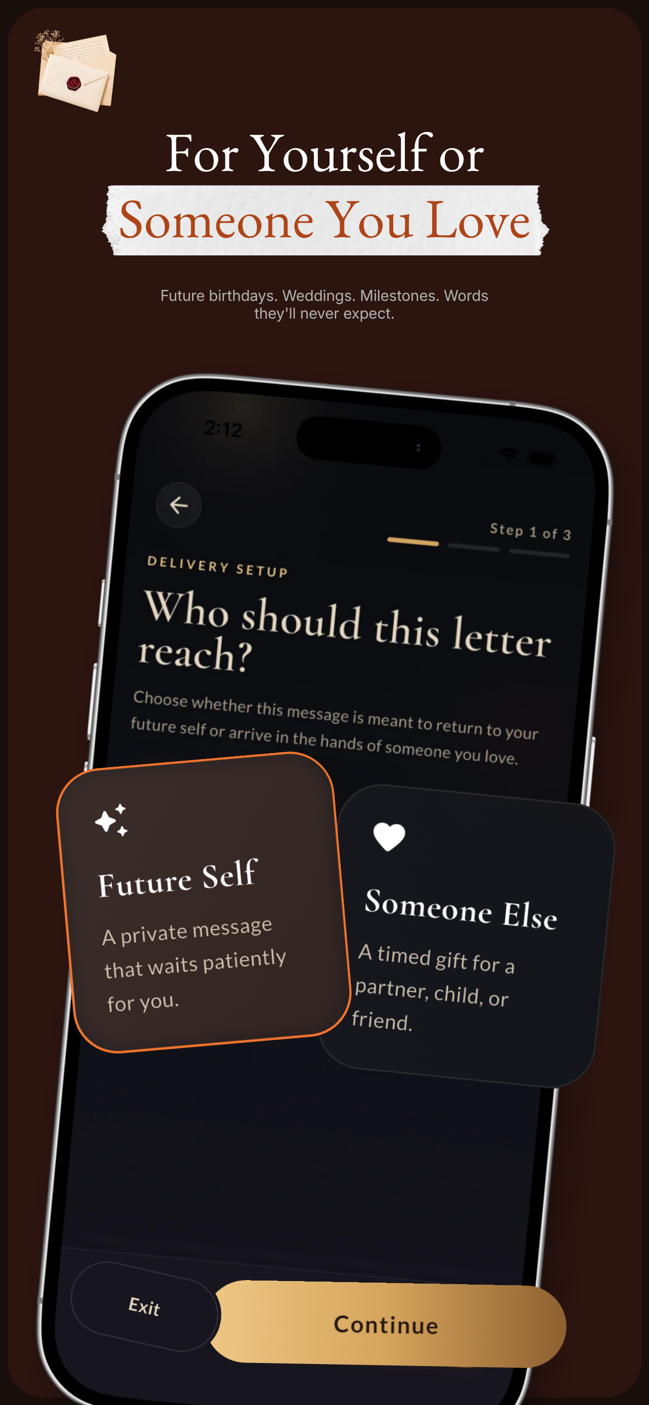 SEALED: Future Letters screenshot 3