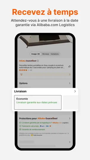Capture d'écran de Commerce B2B Avec Alibaba sur iPhone 7