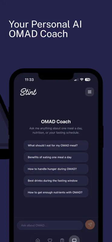 Stint: OMAD Fasting Tracker screenshot 3 of 5