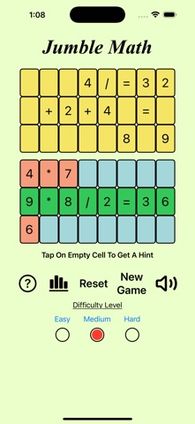 Jumble Math screenshot