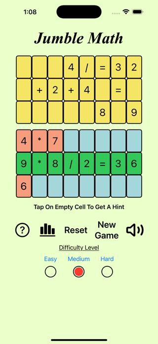 Jumble Math Screenshot 1 of 4