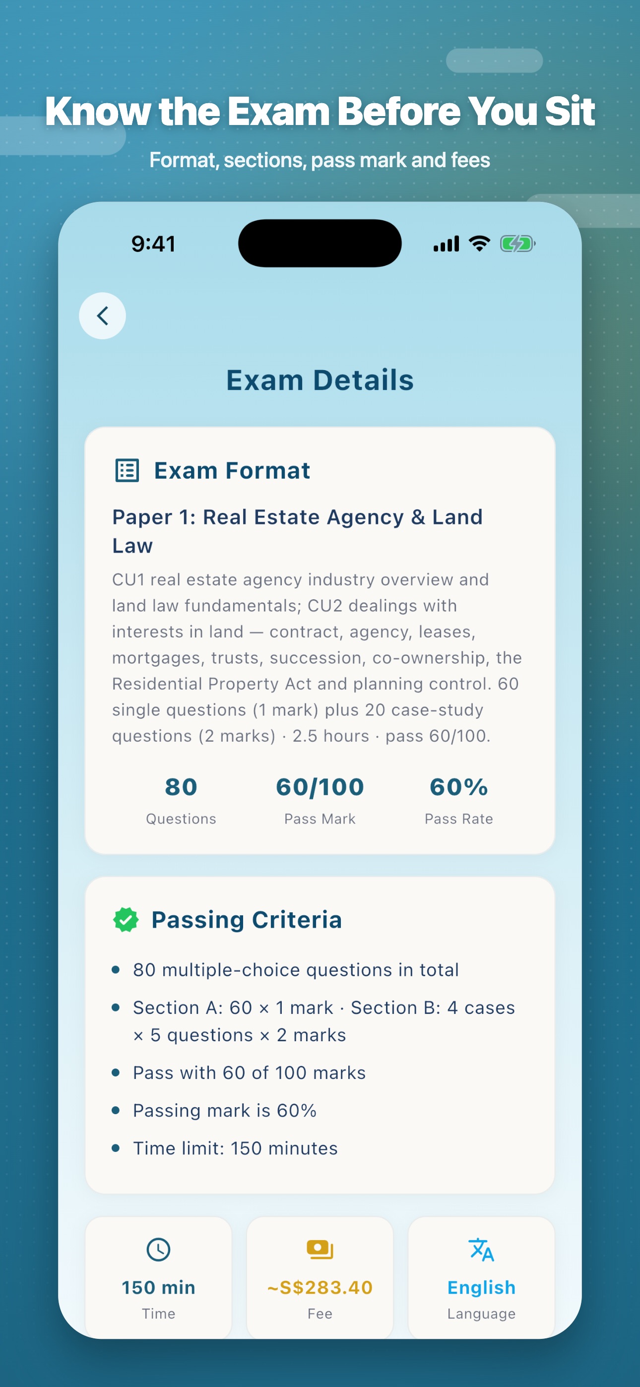Screenshot 7 of PrepLicense: SG Real Estate